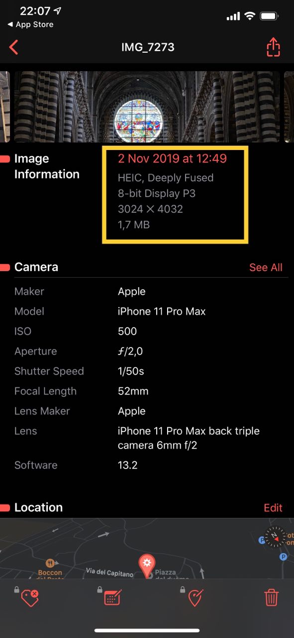 Ecco come capire quando la fotocamera di iPhone ha scattato con Deep Fusion