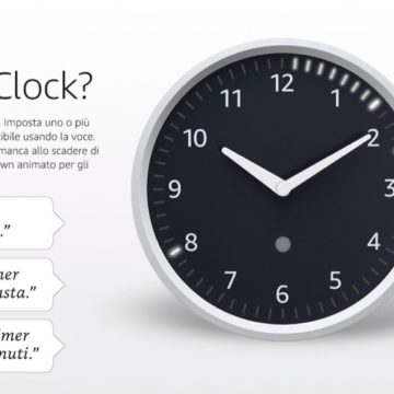 Echo Wall Clock, l’orologio Amazon da parete per programmare i timer con Alexa
