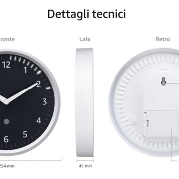 Echo Wall Clock, l’orologio Amazon da parete per programmare i timer con Alexa