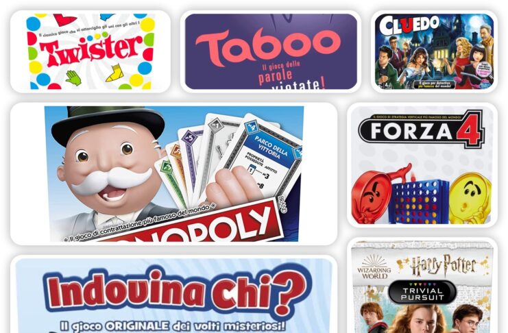 Giochi da tavolo Hasbro fino al 54% di sconto: si parte da soli 4,49 €