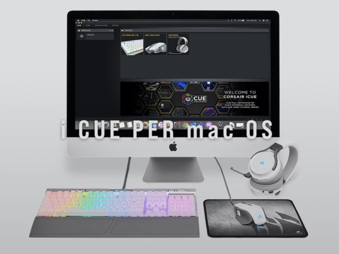 orsair e il gaming su Mac: arriva iCue versione macos per gestire le periferiche di gioco