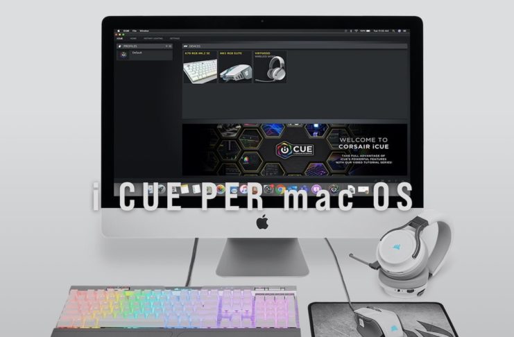 orsair e il gaming su Mac: arriva iCue versione macos per gestire le periferiche di gioco