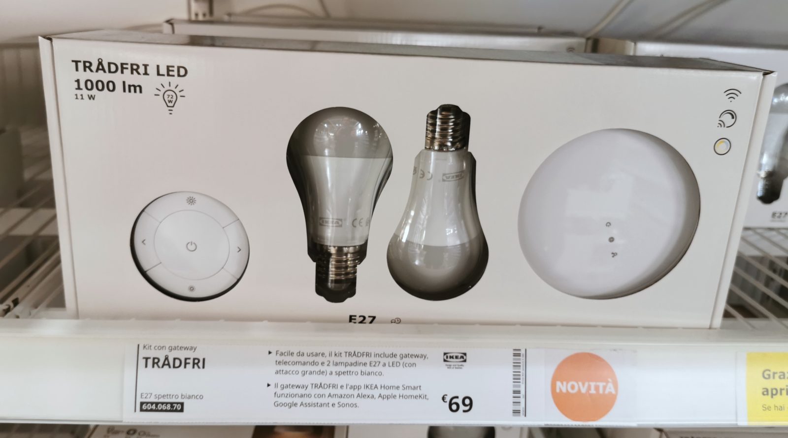 Nuovi Kit Smart Home Ikea portano lampade e gateway Zigbee a collaborare con Alexa, Homekit e Google