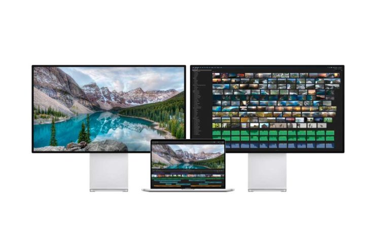 Il MacBook Pro da 16″ è in grado di gestire due Apple Pro Display XDR