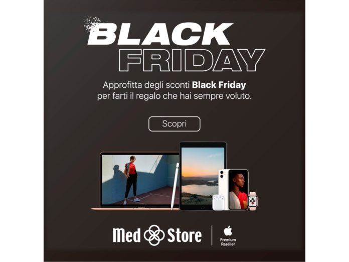Black Friday Week da Med Store,  sconti fino al 35% su Apple e fino all’80% su accessori Hi-tech