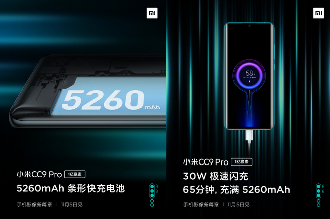 Xiaomi Mi CC9 Pro, nuovi dettagli a ridosso dell’uscita ufficiale: 5 fotocamere e un sensore da 108 MP
