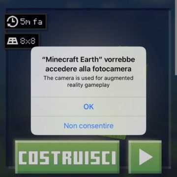 Minecraft Earth per iPhone sbarca in Italia per giocare in realtà aumentata