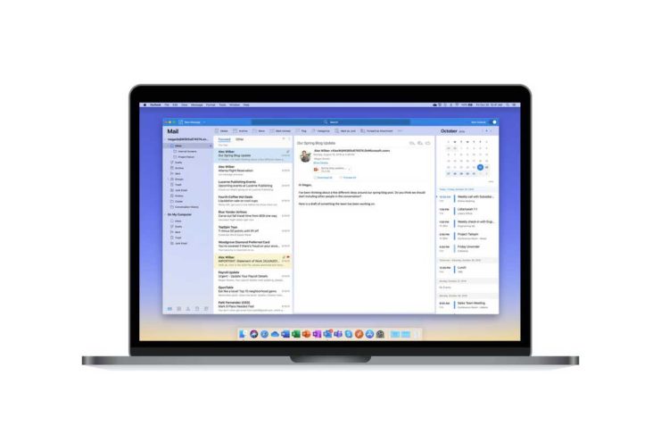 In arrivo un aggiornamento di Outlook per Mac