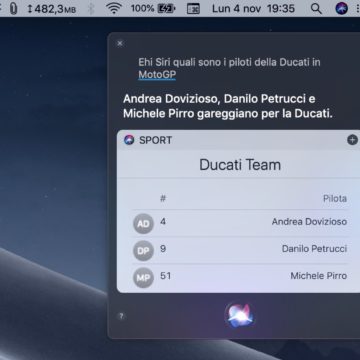 Siri finalmente sa rispondere alle domande sulla MotoGP