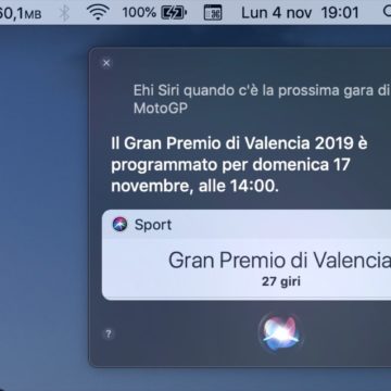 Siri finalmente sa rispondere alle domande sulla MotoGP