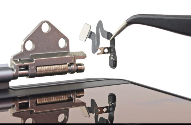 Nel MacBook Pro da 16″ è presente un nuovo sensore di chiusura del coperchio