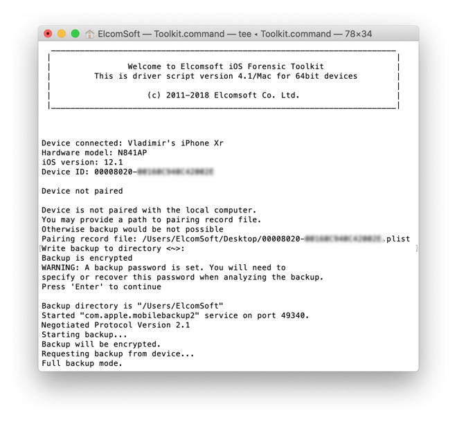 Elcomsoft ha aggiornato il tool che permette di accedere parzialmente al Portachiavi degli iPhone bloccati