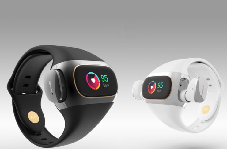 Airpower Wearbuds sono i primi auricolari wireless che si ricaricano al polso