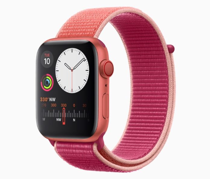 Apple Watch Serie 5 (PRODUCT)RED previsto in arrivo nel 2020