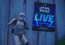 Fortnite presenta in anteprima una scena del nuovo Star Wars