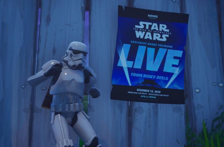 Fortnite presenta in anteprima una scena del nuovo Star Wars