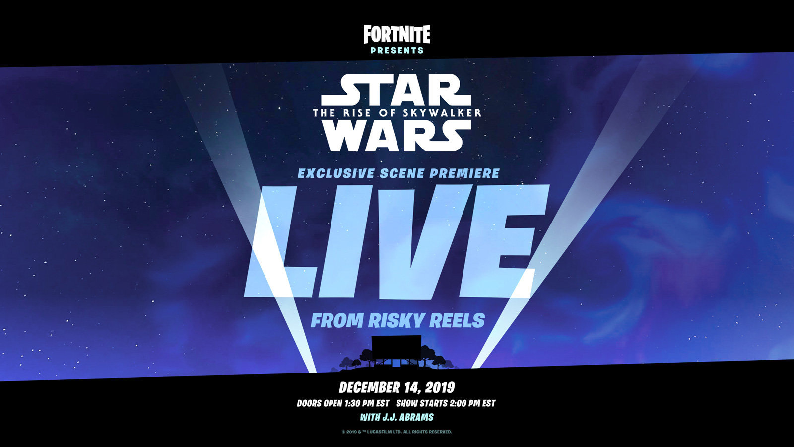 Fortnite presenta in anteprima una scena del nuovo Star Wars