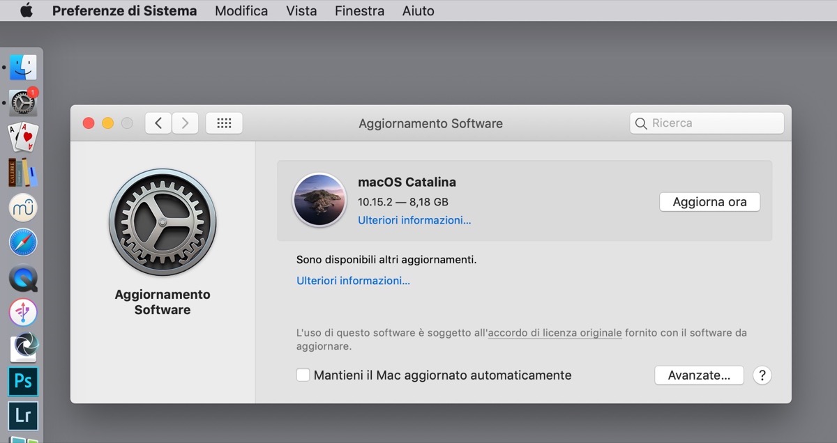 Come rimuovere il badge di notifica degli aggiornamenti di macOS Come rimuovere il badge di notifica degli aggiornamenti di macOS