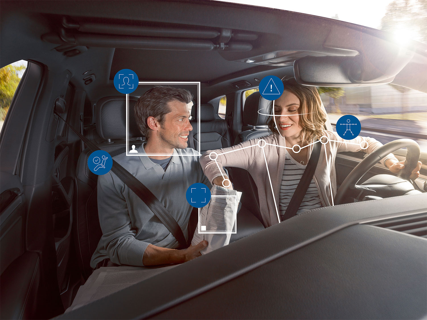 L’intelligenza artificiale aumenta la sicurezza monitorando l’abitacolo dell’auto