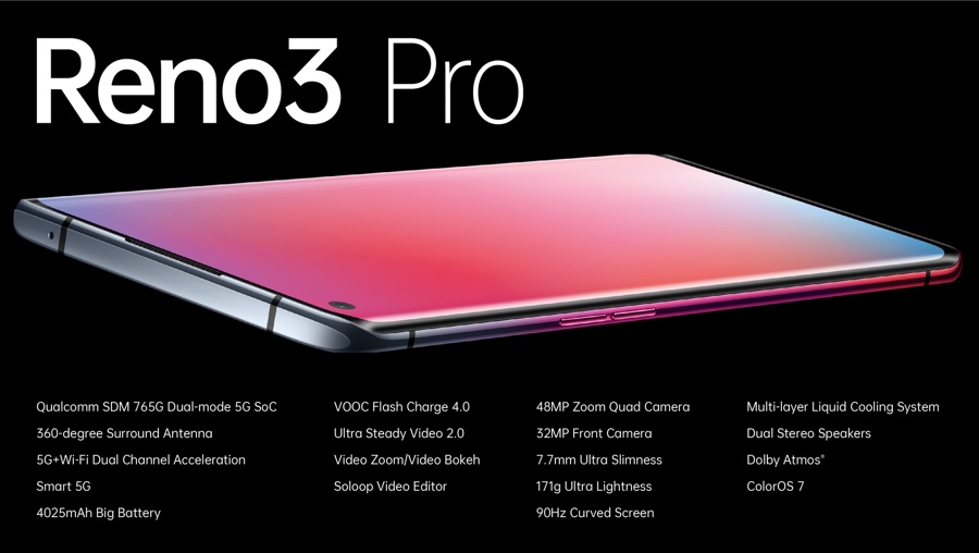 Oppo Reno3 e Pro promettono 5G con la stessa autonomia del 4G Oppo Reno3 e Pro promettono 5G con la stessa autonomia del 4G