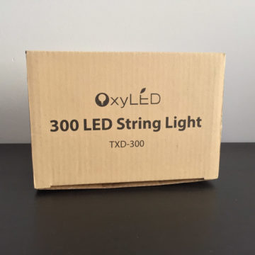 Recensione OxyLED TXD-300, la catena di luci LED con filo di rame