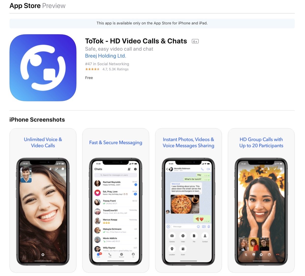 L’app “ToTok” eliminata da Play Store e App Store: era un’app spia