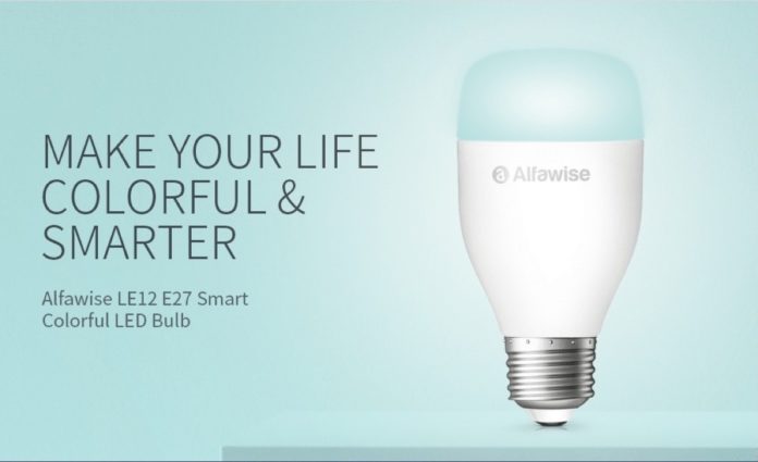 Alfawise LE12, la lampadina wifi smart E27 colorata che sfida le omologhe Yeelight a soli 9 €