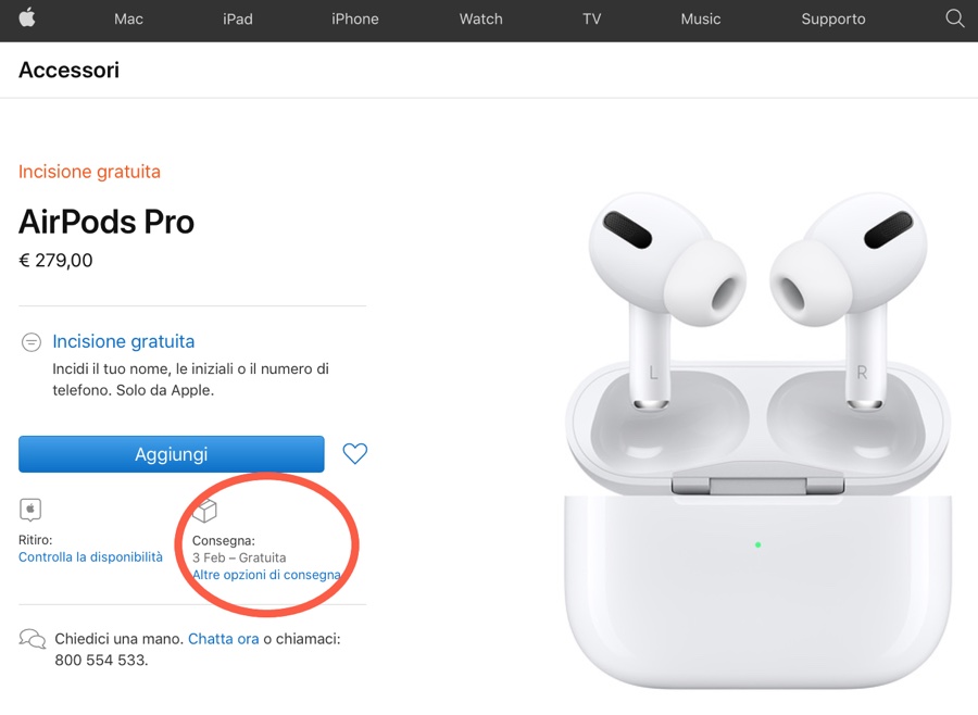 Apple cambia fornitori per AirPods Pro, Apple Watch Serie 6 e iPod touch