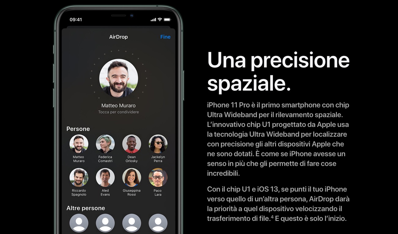 La banda ultralarga di iPhone 11 e 11 Pro arriverà anche su alcuni smartphone Android La banda ultralarga di iPhone 11 e 11 Pro arriverà anche su alcuni smartphone Android