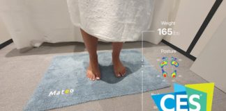 Da Mateo, al CES 2020 il tappetino da bagno che analizza postura e salute
