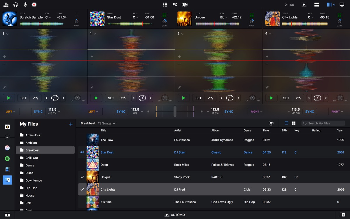 L’app djay ora integra SoundCloud e Tidal L’app djay ora integra SoundCloud e Tidal