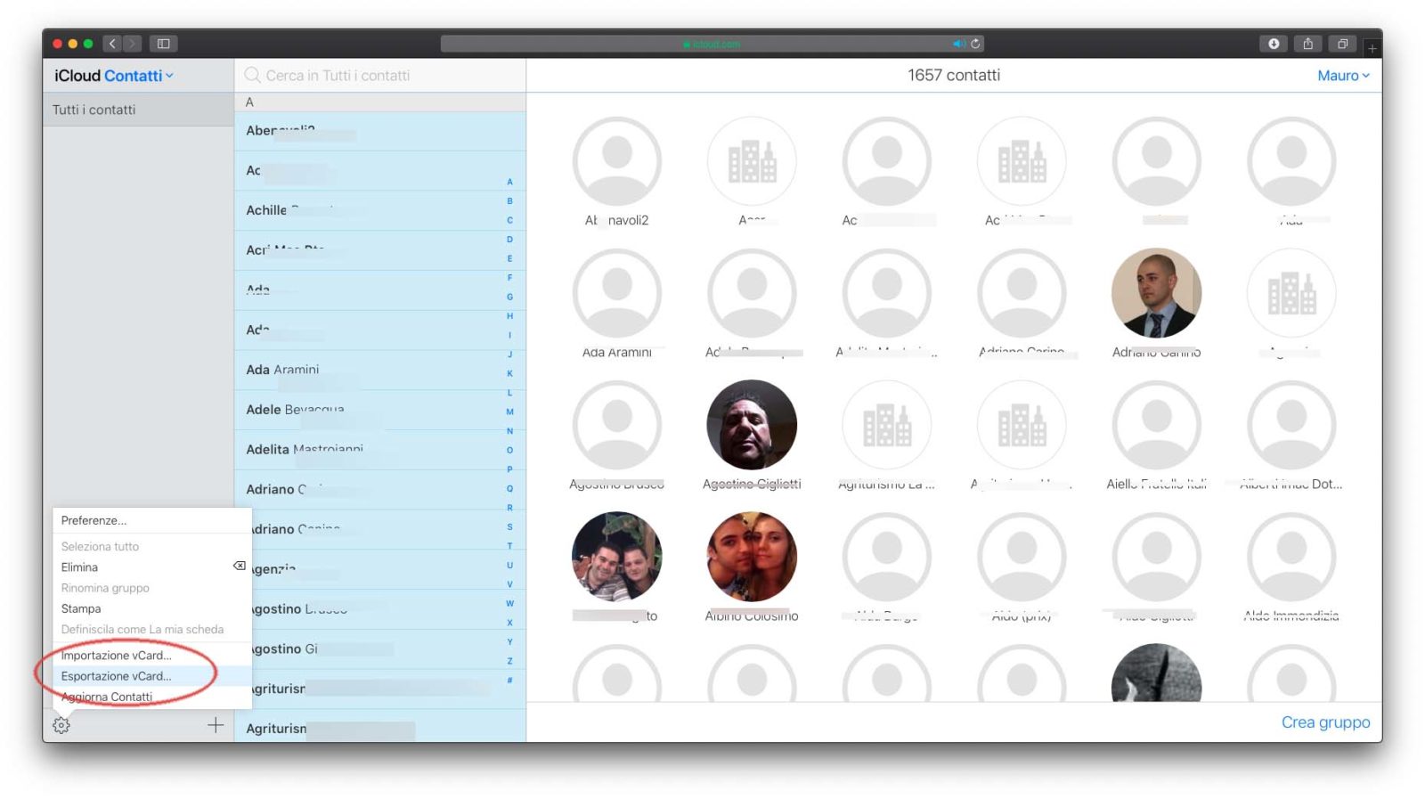Come esportare i contatti da iPhone a un foglio su Excel