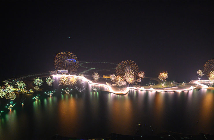 Nell’emirato di Ras Al Khaimah due Guiness World Records con i droni nella serata di gala per il Capodanno