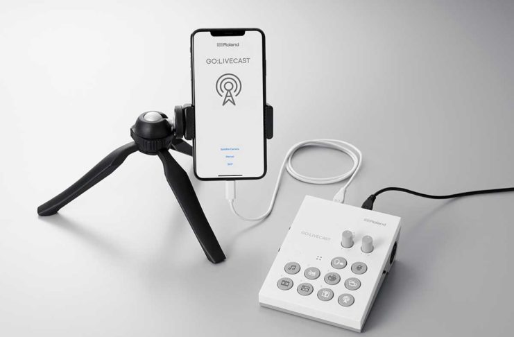 CES 2020, Roland GO:LIVECAST è un accessorio professionale per il live streaming da smartphone