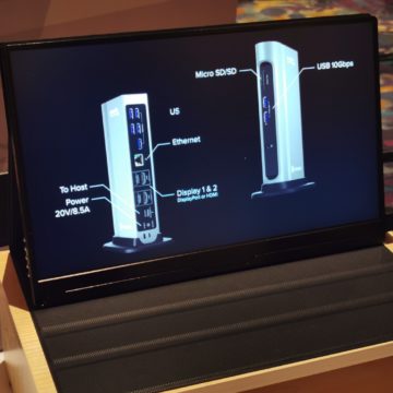 docking station Thunderbolt da 100W con supporto per due monitor 4K a 60 Hz