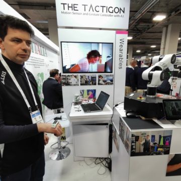 The Tactigon al CES 2020, il controller delle gesture con AI