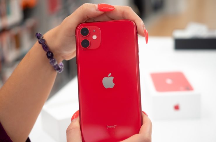 iphone 11 rosso red ico