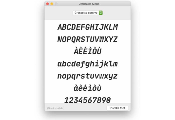 JetBrains Mono è un font gratuito perfetto per scrivere codice