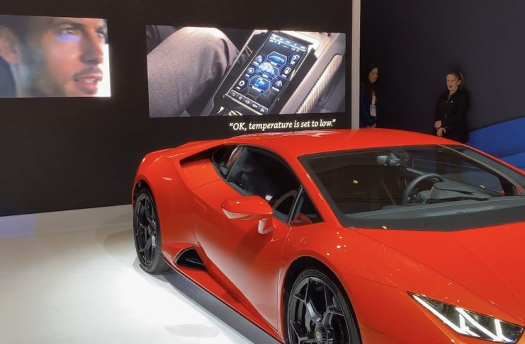 Alexa approda a bordo della gamma Huracán EVO di Lamborghini