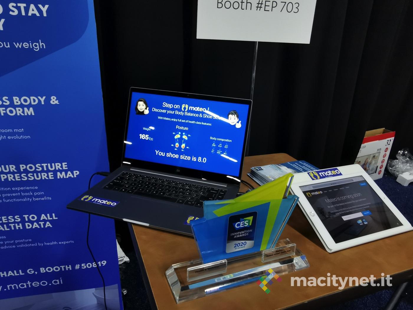Da Mateo, al CES 2020 il tappetino da bagno che analizza postura e salute Da Mateo, al CES 2020 il tappetino da bagno che analizza postura e salute