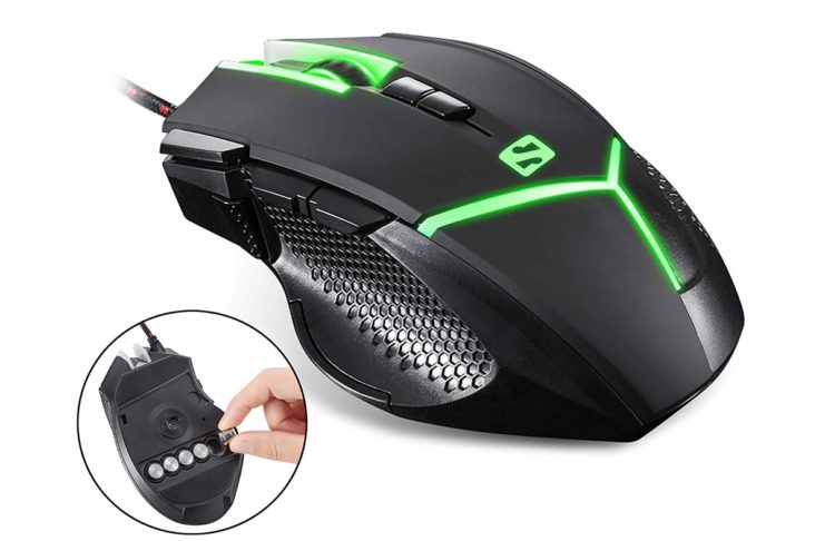 Con Sandberg Destroyer Flexweight è possibile regolare il peso del mouse