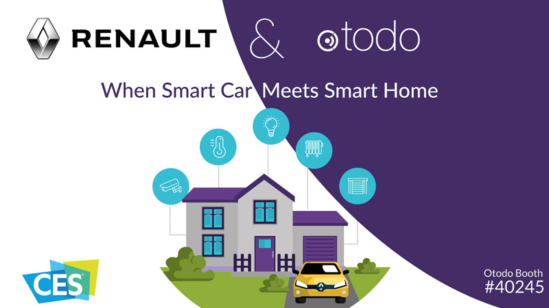 CES 2020, nuova soluzione di connettività da Renault e Otodo