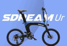 SDREAM Ur, la E-bike pieghevole a sospensione ultracompatta pronta su indiegogo