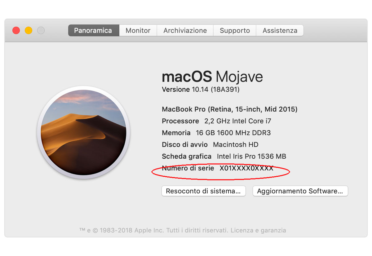 Apple sfrutterà numeri di serie casuali per identificare i futuri Mac