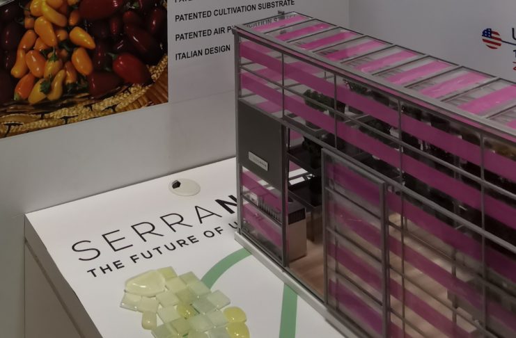 Serranova al CES 2020: le serre modulari con fotoluminescenza per ortaggi a KM 0