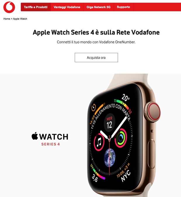 Vodafone OneNumber per Apple Watch non funziona e gli utenti pagano