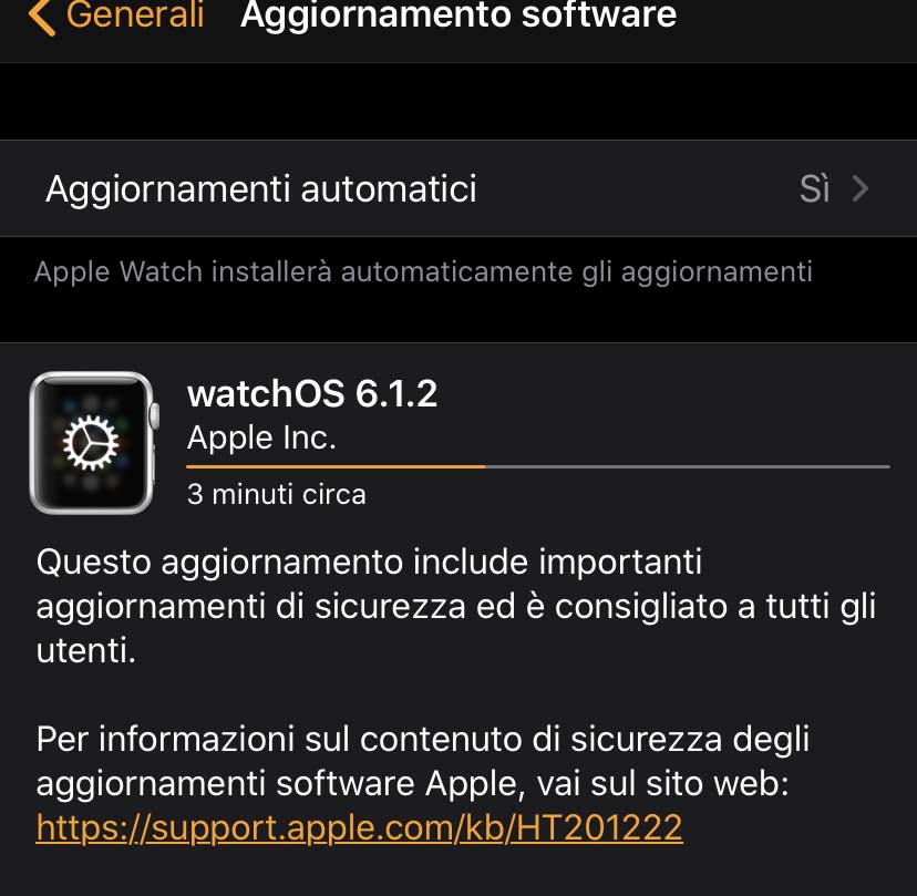 Disponibile la versione definitiva di watchOS 6.1.2 e tvOS 13.3.3