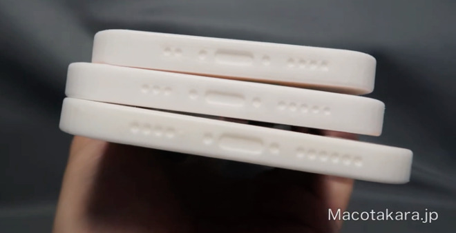 I mockup di iPhone 12 mostrano cornici e dimensioni ridotte, con un modello da 5,3 pollici