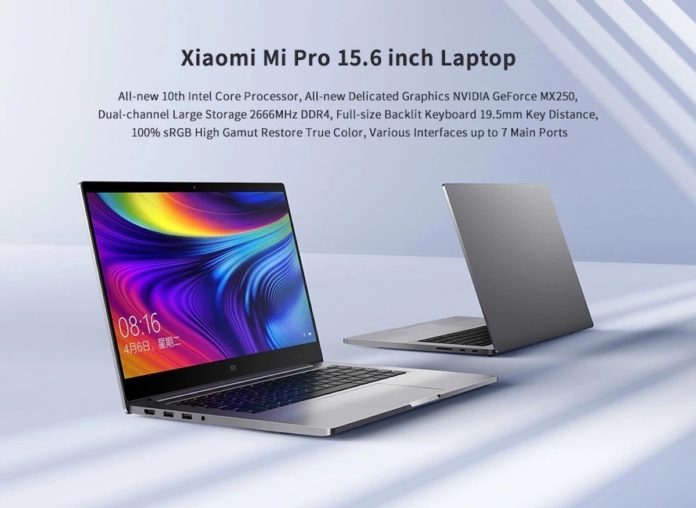 Il notebook Xiaomi da 15.6 pollici con i7 e MX250 in offerta lampo con sconto di q