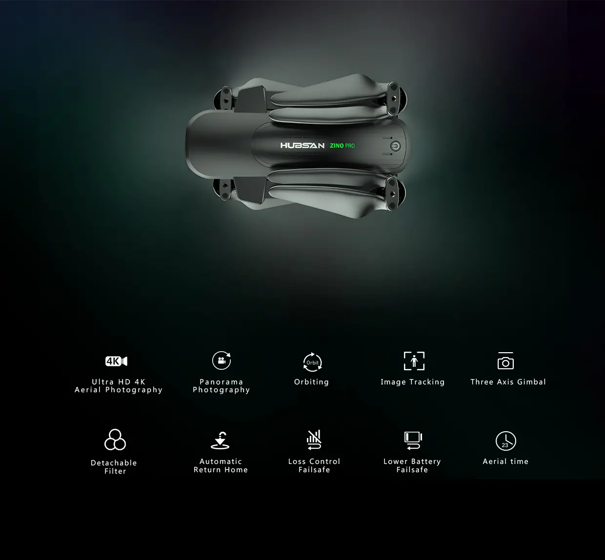 Hubsan ZINO Pro, drone 4K
